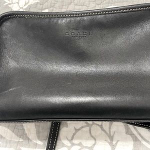 Vintage Coach Black Crossbody